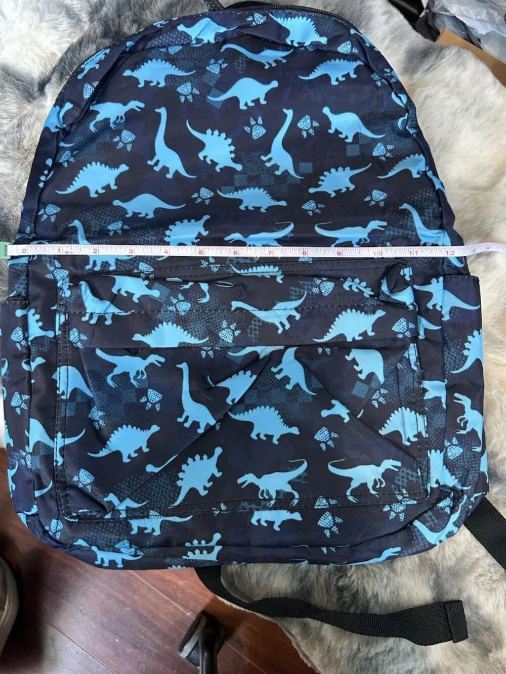 Back to School Bundle | Backpack & Supplies  Set #5 | Blue Dinosaur | Medium